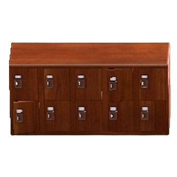 The Dark Brown version of Wooden Locker