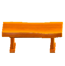 The Orange Wood version of Wood-Plank Table