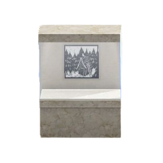 The Woodblock Print version of Wide Display Stand