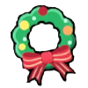 Wreath (Holiday Sticker)