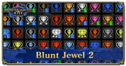 Monster Hunter Rise (MH Rise) - Blunt Jewel 2 Banner