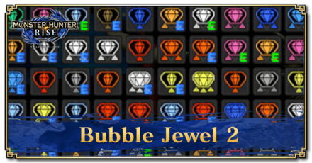Monster Hunter Rise (MH Rise) - Bubble Jewel 2 Banner
