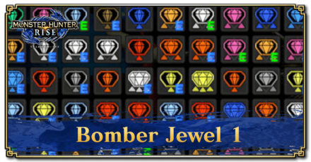 Monster Hunter Rise (MH Rise) - Bomber Jewel 1 Banner