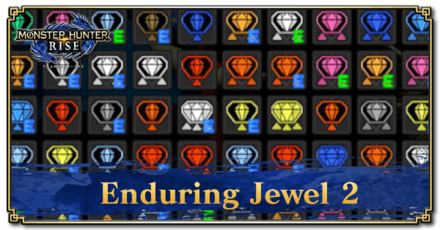 Monster Hunter Rise (MH Rise) - Enduring Jewel 2 Banner