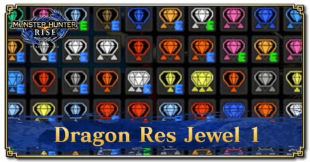 Monster Hunter Rise (MH Rise) - Dragon Res Jewel 1 Banner