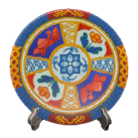 The Silver version of Decorative Plate