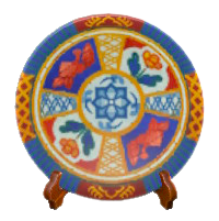 The Flowers version of Decorative Plate