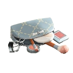 The Pale Blue (Pouch) version of Makeup Pouch