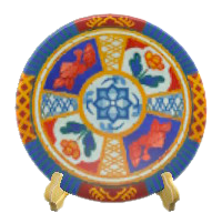 The Light Brown version of Decorative Plate