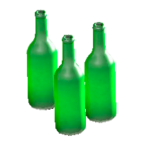 The Light Green version of Decorative Bottles