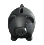 The Black version of Piggy Bank