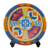 The Black version of Decorative Plate