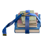 The Blue version of Strapped Books