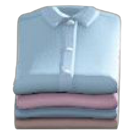 The Light-Colored Shirts version of Stack of Clothes
