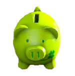 The Green version of Piggy Bank