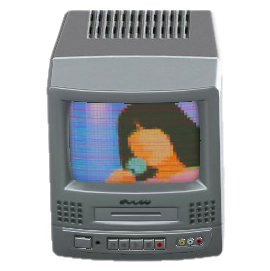 The Music Video version of TV with VCR
