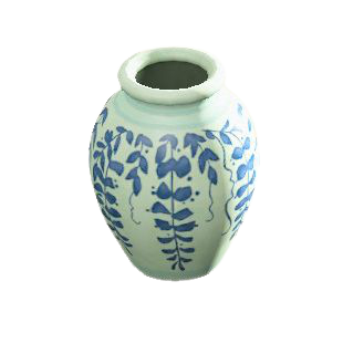 The Wisteria version of Porcelain Vase