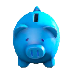 The Blue version of Piggy Bank