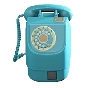 The Blue version of Public Telephone