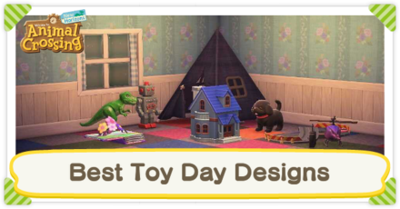 Animal Crossing New Horizons (ACNH) Best Toy Day Custom Designs