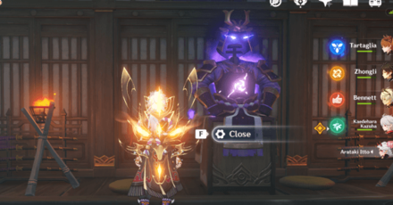 Genshin - Arataki Itto Story Quest - Crumbling Guilt Domain - Deactivate or Close the Electro Buffer Statue