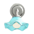 The Light Blue version of Floral Sconce