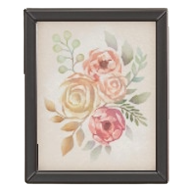 The Black version of Framed Poster