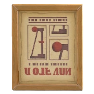 The Vintage version of Framed Poster