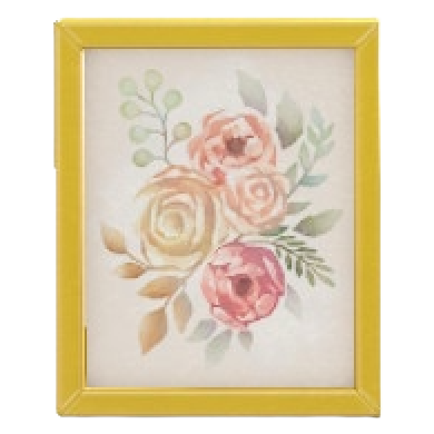 The Yellow version of Framed Poster