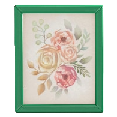 The Green version of Framed Poster