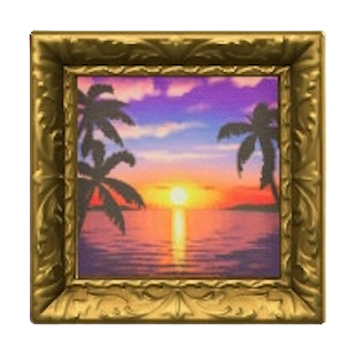 The Landscape Acrylic Painting version of Fancy Frame