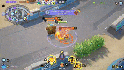 Pokemon UNITE - Machamp Using Barrage Blow