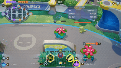 Pokemon UNITE - Venusaur Sludge Bomb Decreasing Sp. Defense Stat