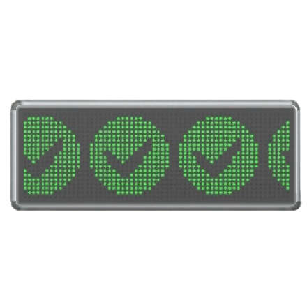 The Check version of Wall-Mounted LED Display