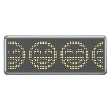 The Smile version of Wall-Mounted LED Display