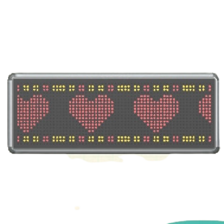 The Heart version of Wall-Mounted LED Display