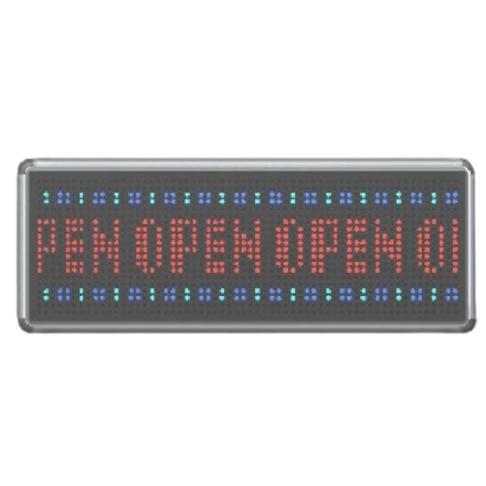 The Open version of Wall-Mounted LED Display
