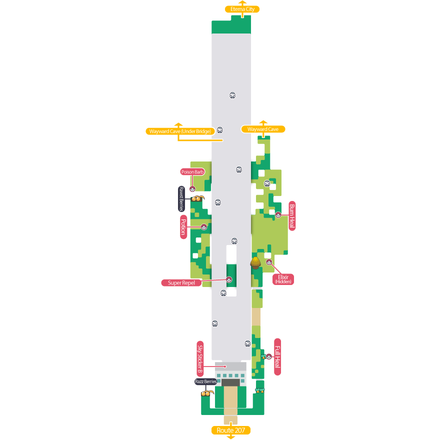 Route 206 Pokemon BDSP