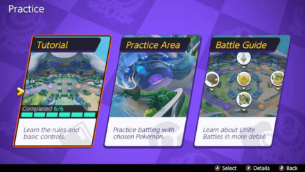 Pokemon UNITE - How to Access Tutorial Missions - Select Tutorial