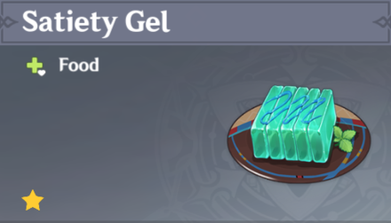 Genshin Impact - How to Get Satiety Gel and Effects