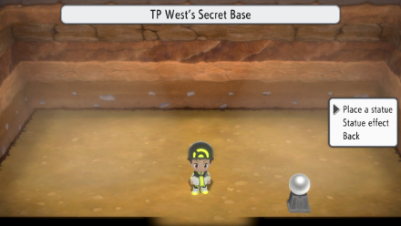 BDSP - Placing a Statue