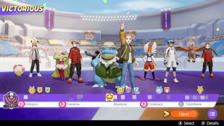Pokemon UNITE - Send Friend Request in Victory Screen (Switch)