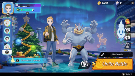 Pokemon UNITE - How to Chat in Lobby - Enter a Lobby