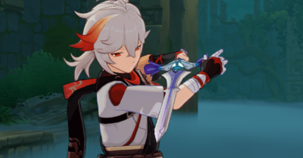 Genshin - Use Kazuha in the Windswept Trial