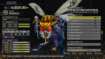 SMT V No weakness Beelzebub