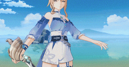 Genshin Impact - Sea Breeze Dandelion Outfit Elemental Burst