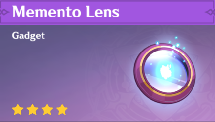 Genshin Impact - How to Get Memento Lens and Effects