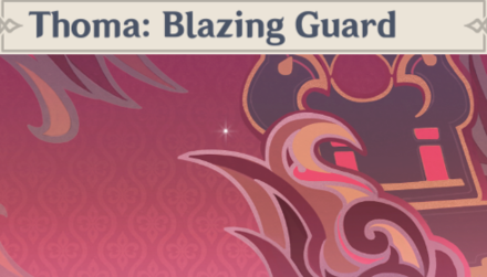 Genshin - Thoma: Blazing Guard Namecard Showcase