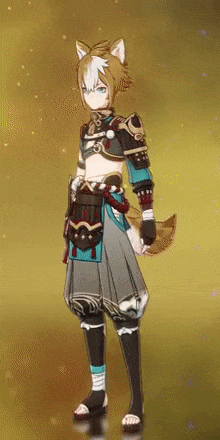 Genshin - Rotating Panoply of a Hundred Hunts Outfit Showcase