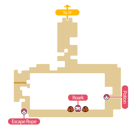 Oreburgh Mine B1F Pokemon BDSP